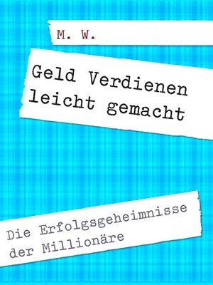 cover image of Geld Verdienen leicht gemacht